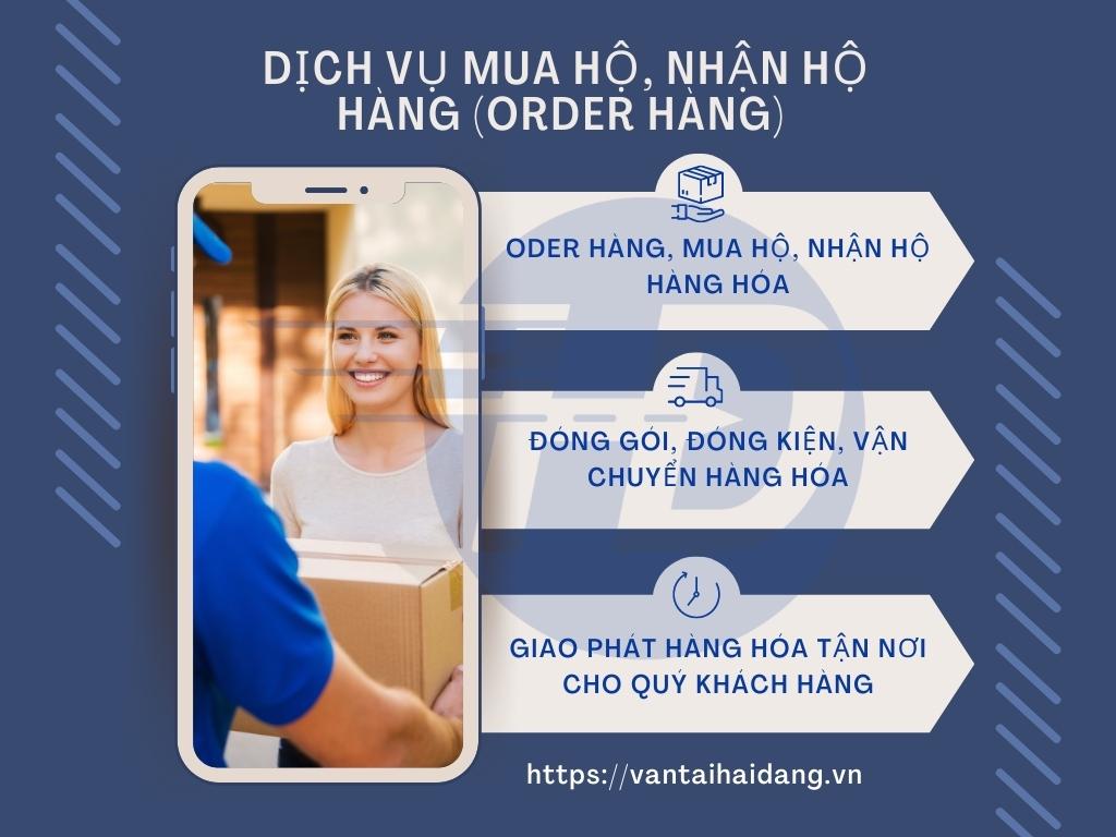 Dịch vụ mua hộ, nhận hộ hàng (Order hàng)
