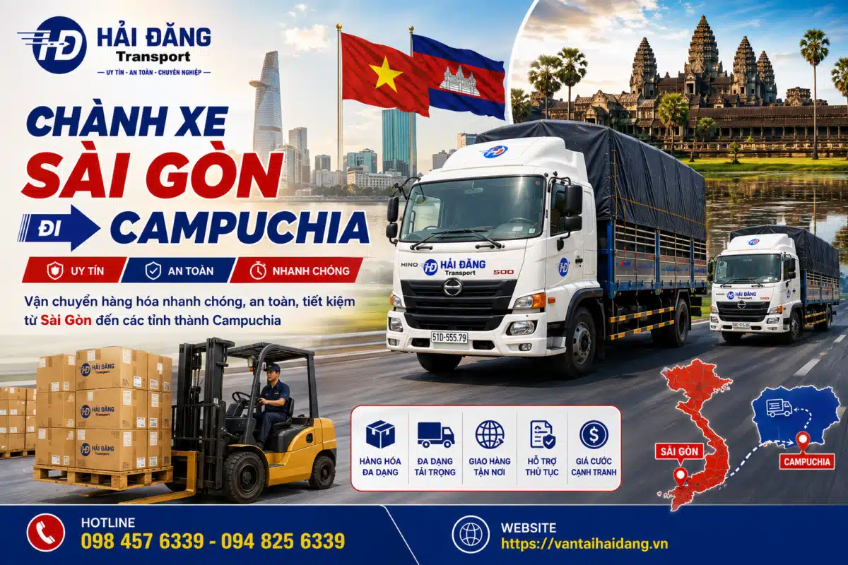 Chành xe Sài Gòn đi Campuchia